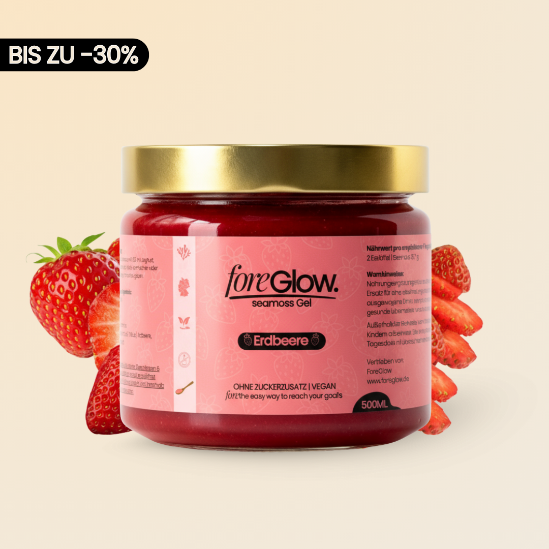 seamoss gel erdbeere